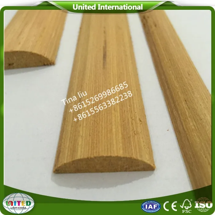 Recon teak moulding half round wood mouldings