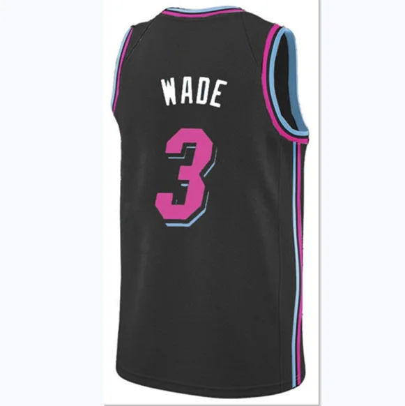 

3 Dwyane Wade7 Goran Dragic21 Hassan Whiteside Cheap high quality wholesale customized Basketball Jersey