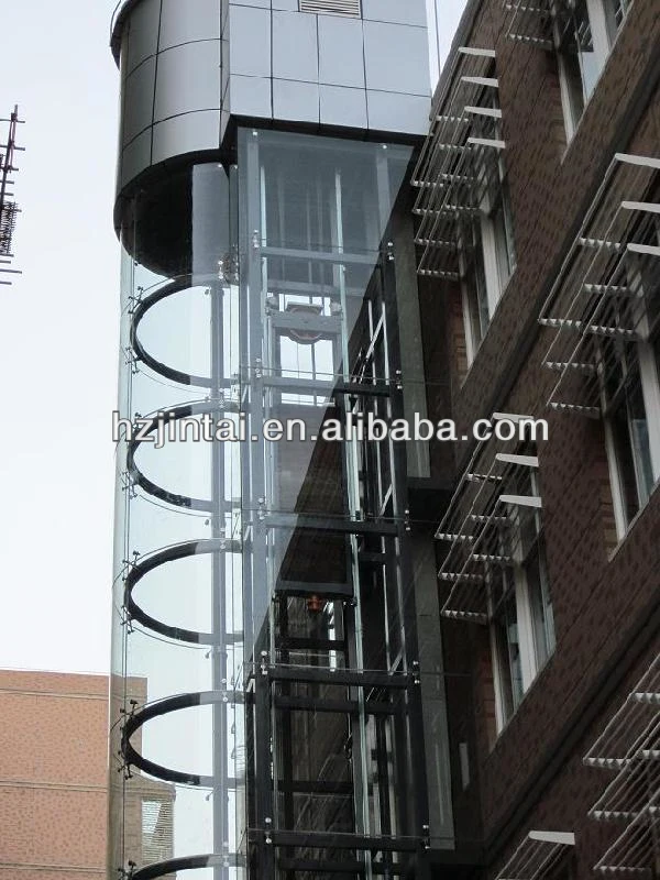 glass capsule lift sightseeing elevator passenger