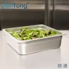Factory 2/3 Stainless Steel Hotel Buffet Gastronorm Container Gn Food Pan