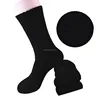 sbamy heavy duty black terry workout running sport working bamboo socks