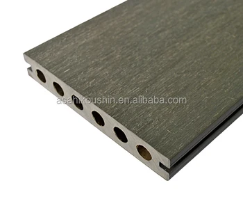 Co Extrusion Wpc Decking Capped By 100 Engineering Plastic Buy