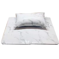 

Marbling Hand Rest Cushion Pillow Soft PU Leather Foldable Foot Hand Holder Manicure Nail Art Equipment