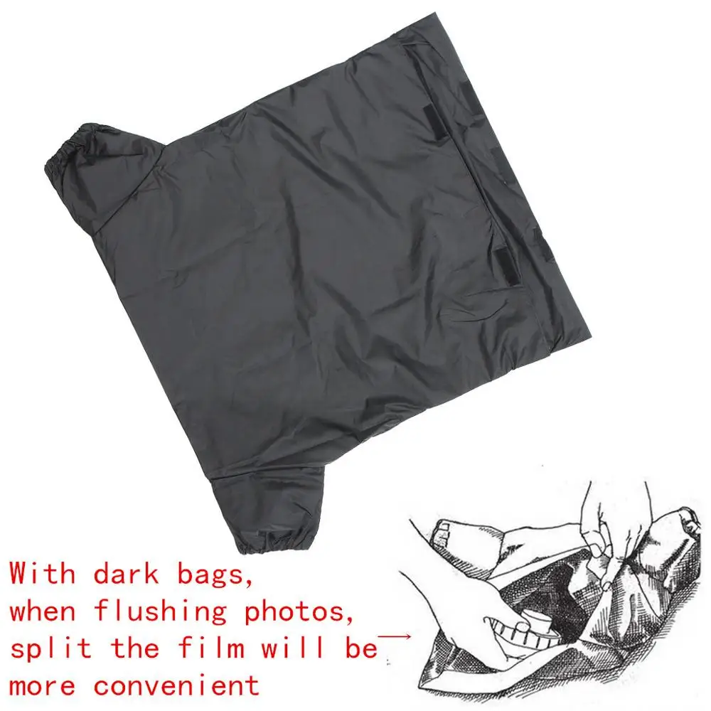 

60cm x 55cm Waterproof Dedicated Film Changing DarkRoom Bag Dark Room Load Photography Zipper Camera Bag
