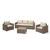 Wholesale Eco-friendly PP plastic furniture living room sofa set