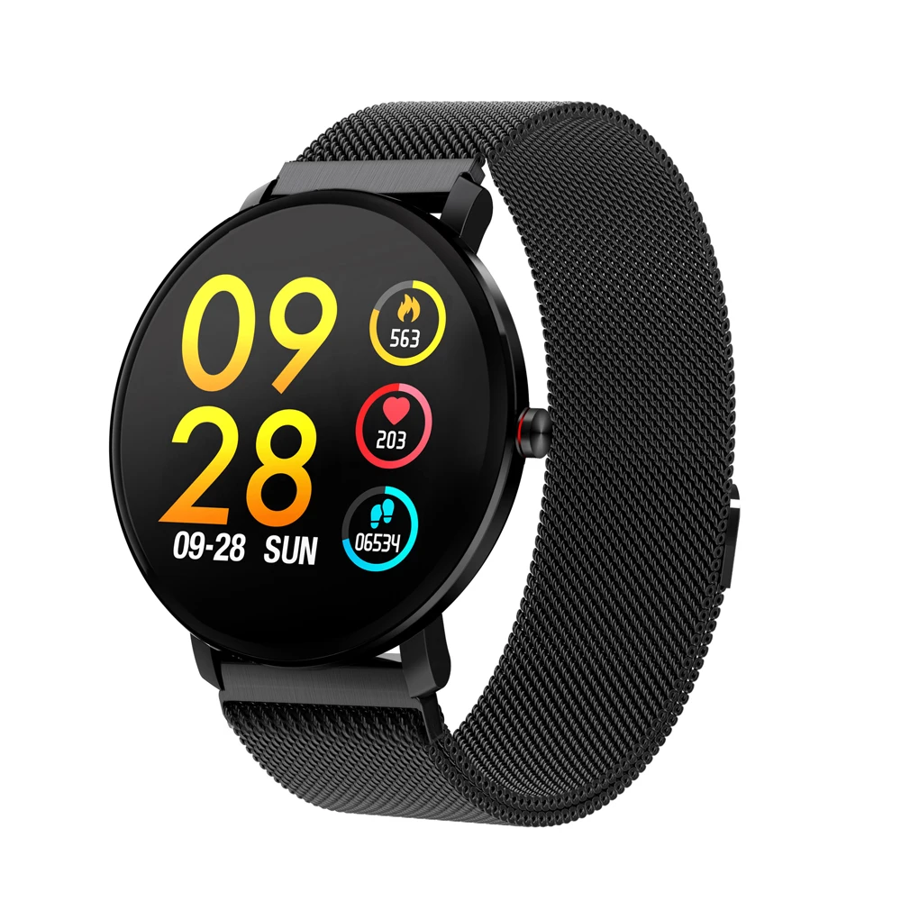 

K9 IP68 Waterproof Smart Watch Heart Rate Monitor Sport Smartwatch with Stainless Strap