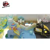 9d VR Indoor Playground Amusement Park Equipment With Plastic Children Swing And Slide Set
