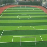 

High Simulated Football Pitch 50 Mm Synthetic Grass Outdoor