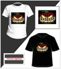 Halloween&Christmas party ideas led equalizer t-shirts for couple wear,family wear various sizes available