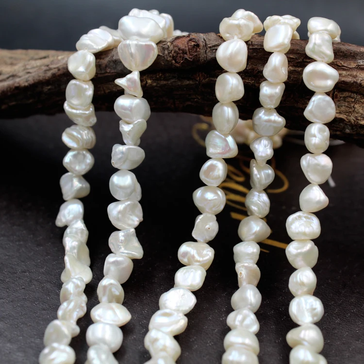 

New Natural Baroque Freshwater Pearl Loose Beads Shaped Recycled Beads DIY Jewelry Earrings Earrings Material