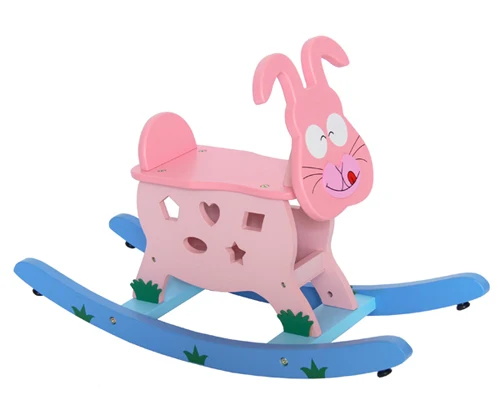 YT1108-W  rabbit rocking toy