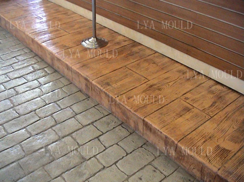 Rubber Stamped Concrete Mats Wall Concrete Stamp Moulds Buy