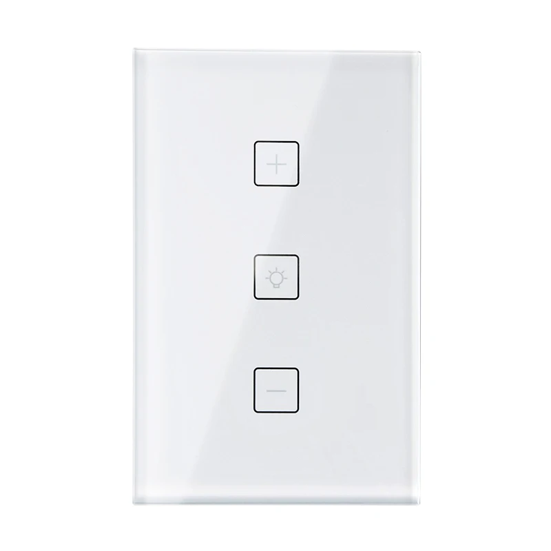 Usa Plug Wall Light Switch Panel With Dimming Led Lights Switch For