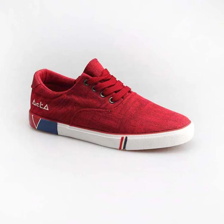 cheap red canvas shoes