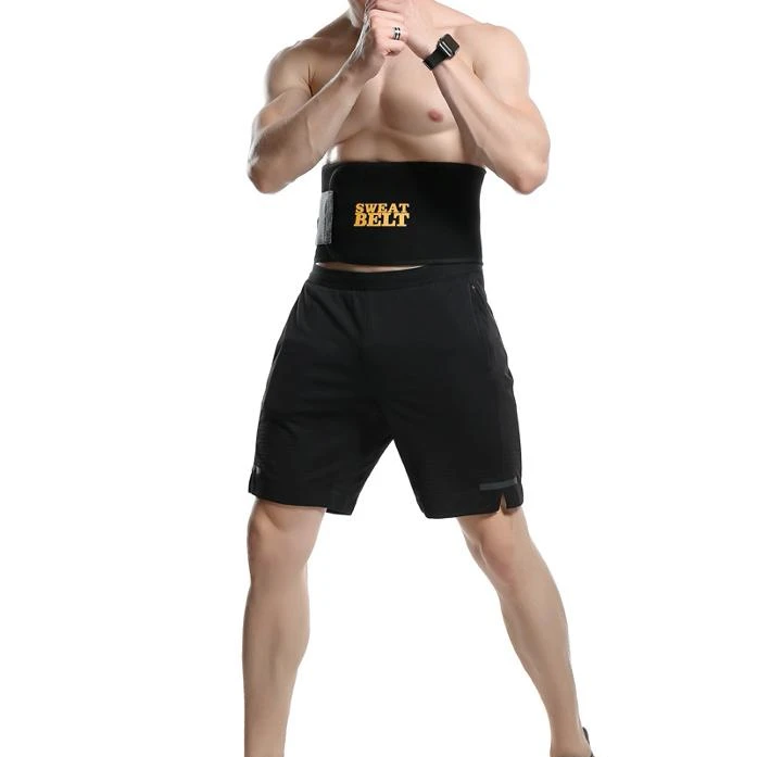 

J3002 Wholesale sport training support waist belt sweating slimming belt with custom logo, Black/blue/customized color