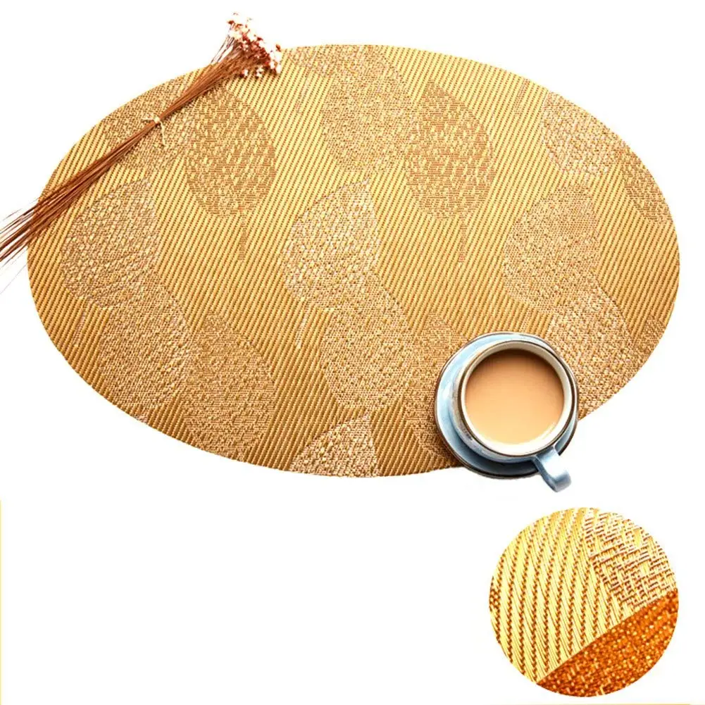 Oval Placemats For Table Find Deals Get Quotations Oval Shape Heat Insulation Placemats Stain Resistant Washable Woven Table Mats