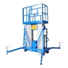 6m double mast aluminum alloy lifting platform/hydraulic aluminum alloy aerial work platform