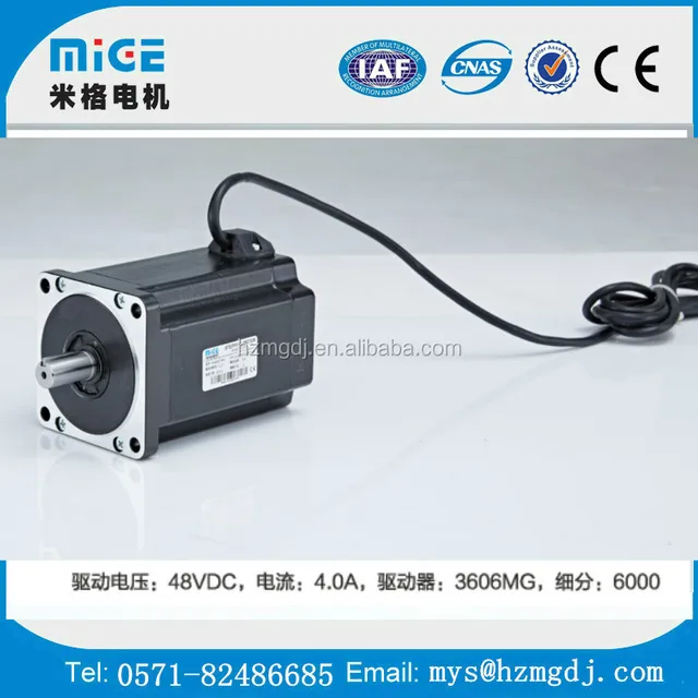 Mige 85 series low Torque stepper motor ,12 mm shaft diameter hybrid stepping motor with CE