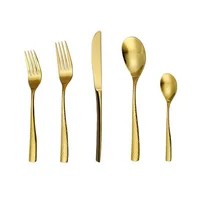 

Flatware Sets Flatware Type modern gold silverware, gold cutlery knife wedding favor