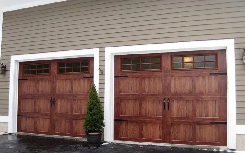 American Modern Steel Sectional Garage Door Overhead Insulated 9x8 Flap ...