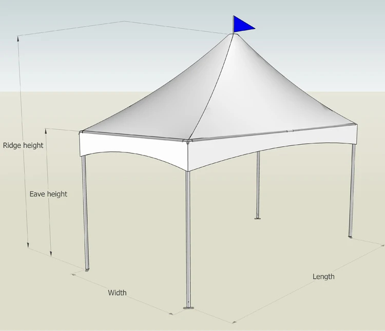 COSCO peak canopy tents effectively rain-proof