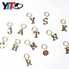 custom alloy letter s m k r a h d n j f v key chain keychain
