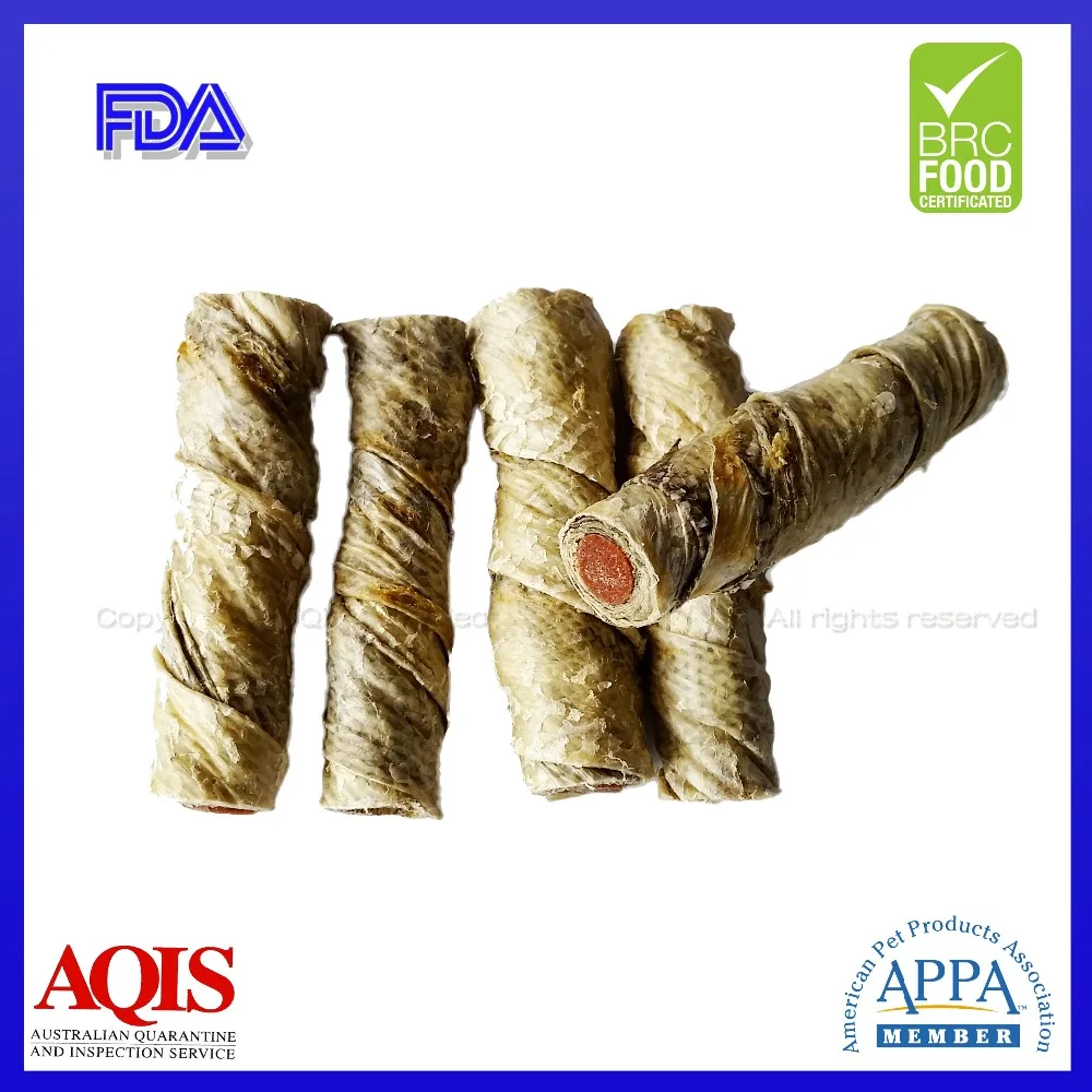 dried fish skin snack