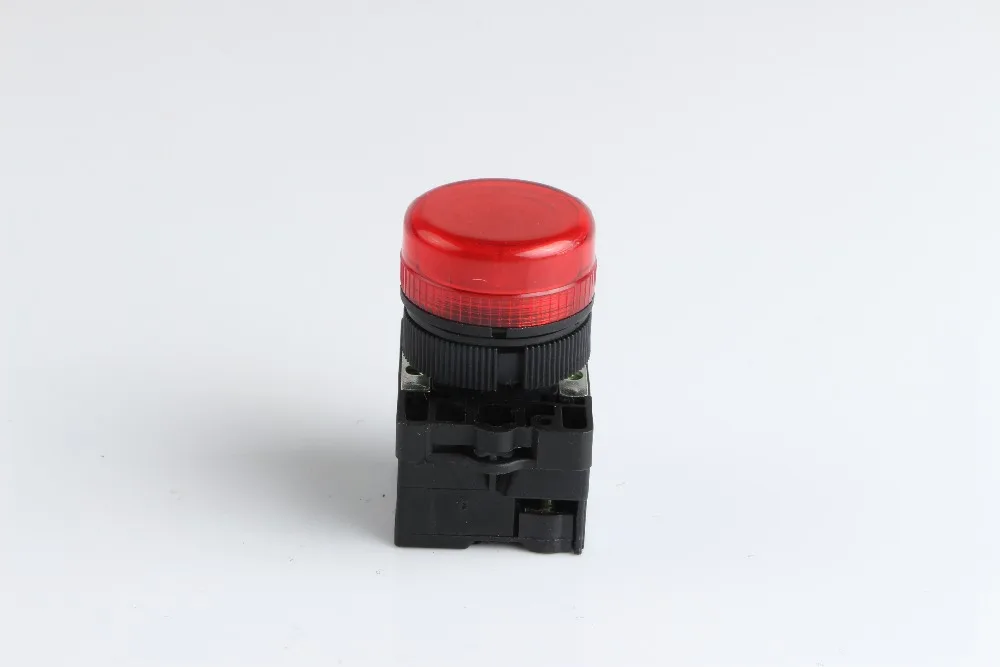 
XB2-EV64 CNGAD Neon lamp 6.3V-220V Pilot Light push button switch 