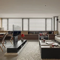 Foshan factory manufacture blinds window day and night zebra roller blinds