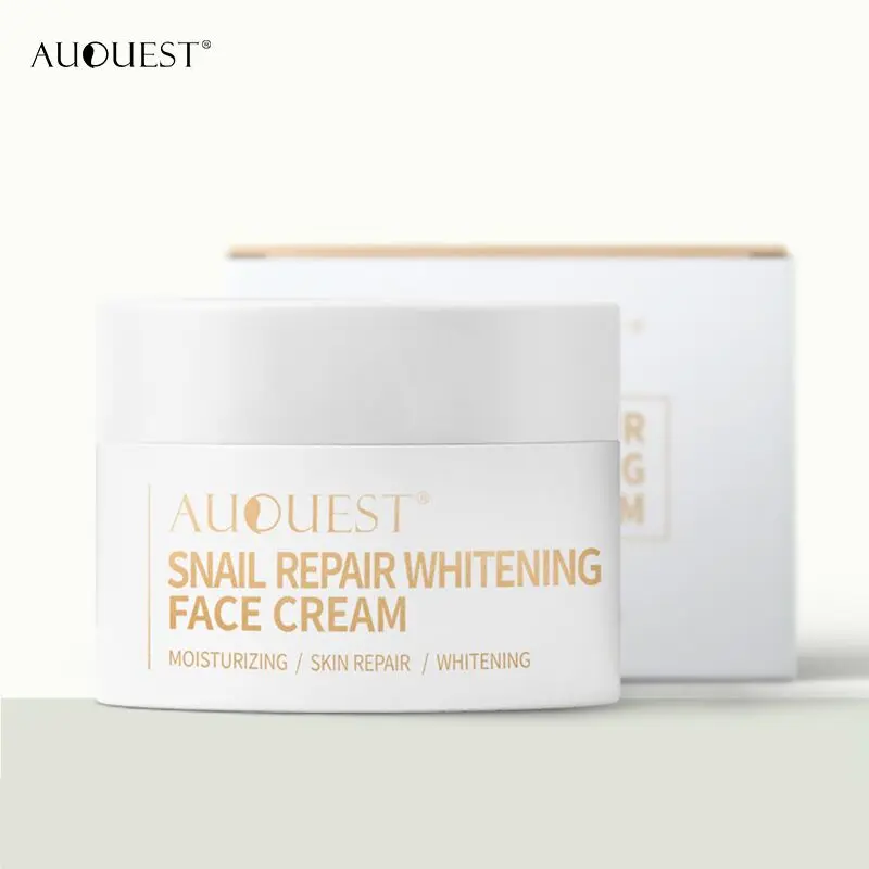 

Herbal Extracts Natural Snail Repair Whitening Nourishing Skin White Face Cream Private Label, Clearly