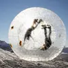 Hot Selling Adult Cold-resistant TPU inflatable snow bowling ball Body Zorb ball human roller ball