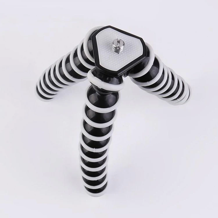 

Large size Flexible Phone Tripod And Portable Selfie Stick Tripod With Phone Clip 3 Size Can Be Chose, Black