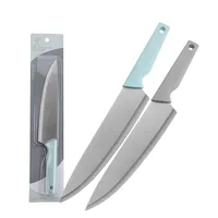 

H-6505 High Quality 12.5 inch 20Crl3 Stainless Steel Blade Kitchen Knives Plastic Handle Sharp Meat Chef Knife