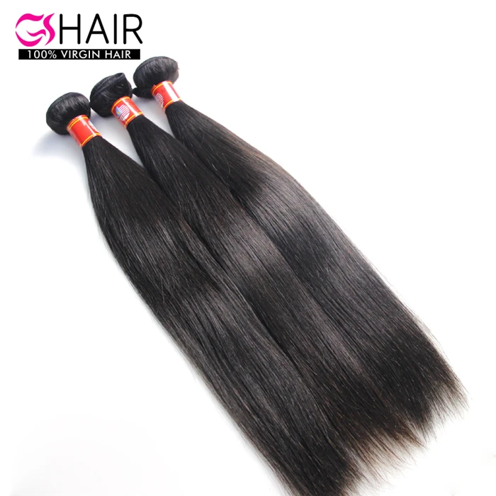

Unprocessed 100% raw straight cuticle aligned gs hair unprocessed wholesale virgin malaysian hair, Natural color 1b to #2