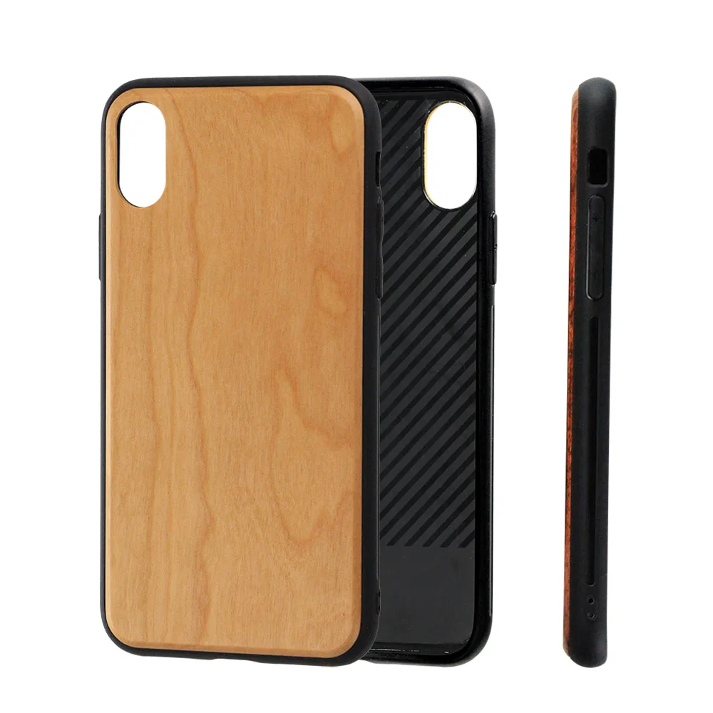 

Hot Sell Custom Packaging Phone Case Wood Phone Back Cover