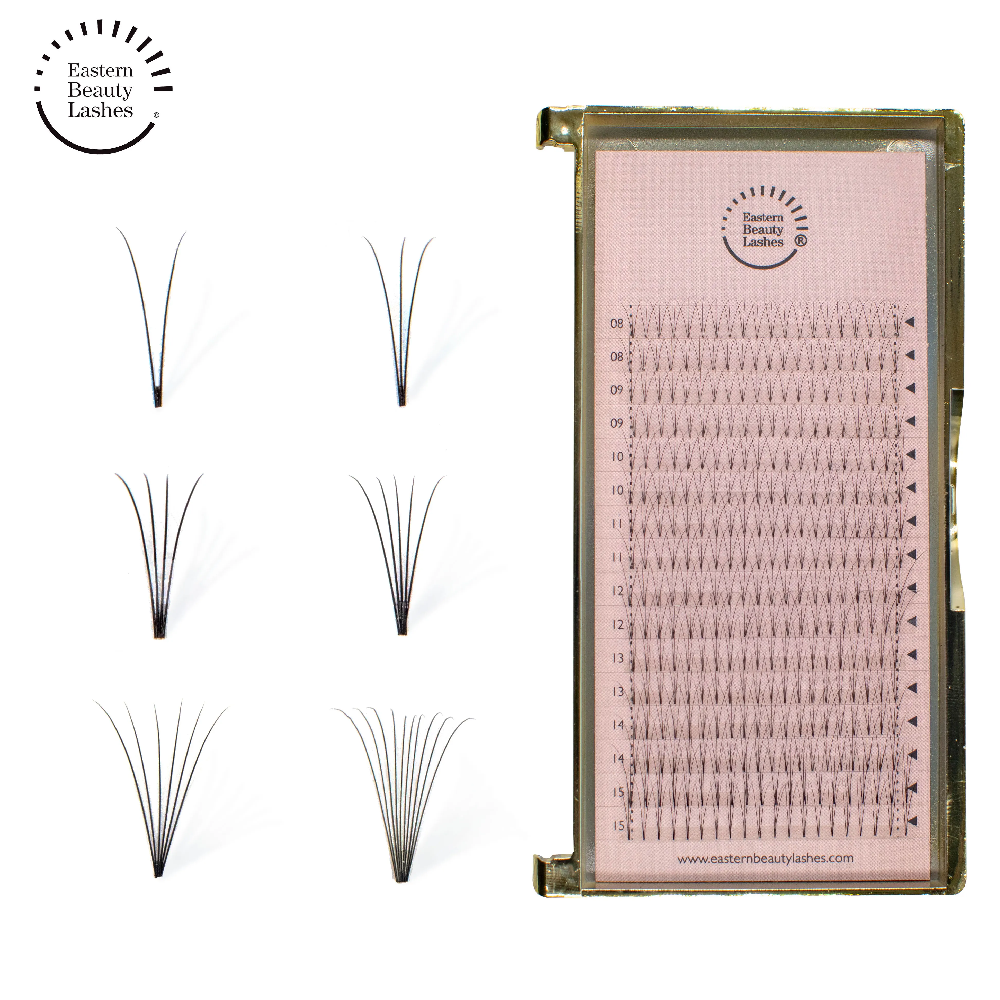 

Best quantity pre made fans volume eyelash extensions private label