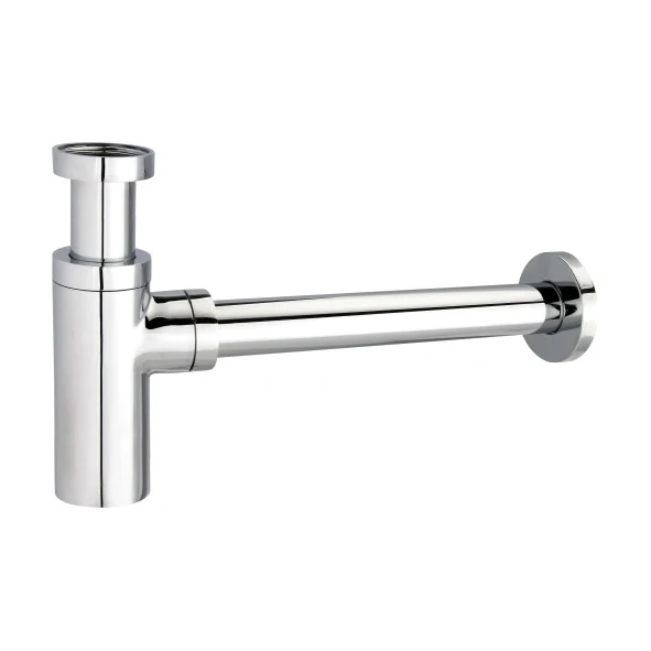 
China Supplier bathroom sink siphon for brass bottle trap with adaptor (J220) 