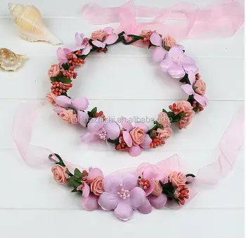 Kids Hair Accessories Wholesale Newborn Headbands Tieback Flower