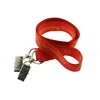 attractive promotional custom id card two clips lanyard