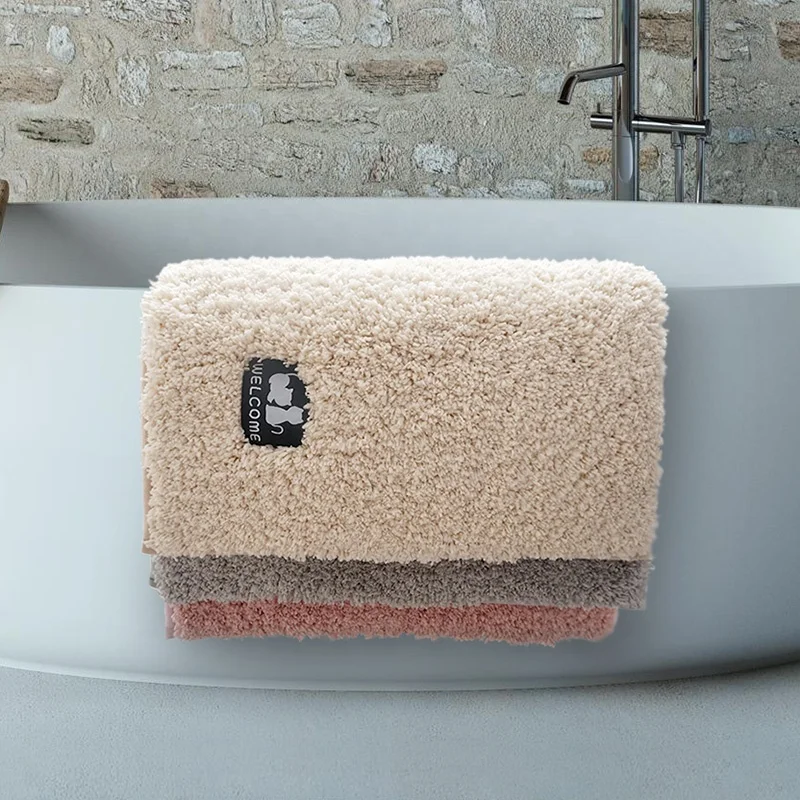 

Microfiber Soft Washable Anti Slip Water Absorbent Comfort Floor Extra Large Bath Mat