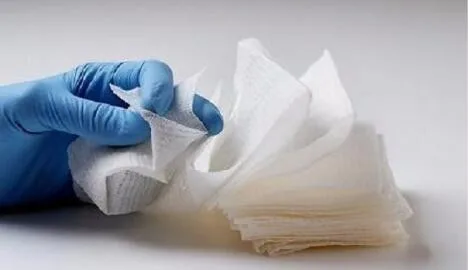 absorptive gauze of oxidized regenerated cellulose, hemostatic