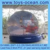 giant christmas inflatable photo snow globes DIA 5M customize background