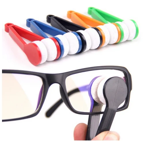 

Useful Portable Glasses Eyeglass Spectacles Cleaner Microfiber Mini Spectacle glasses clean wipe, N/a