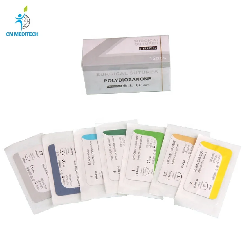
Surgical supply disposable medical sterile surgical suture thread  (60513828489)