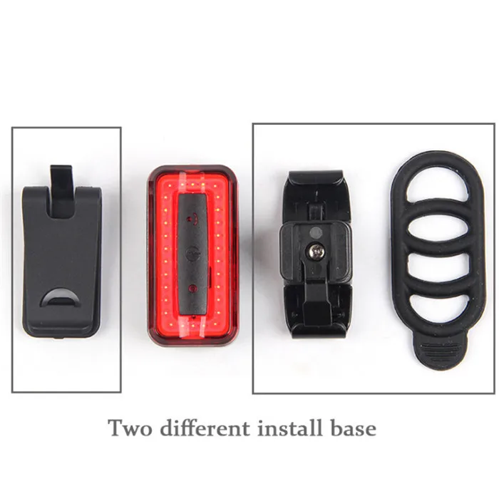 Smart Intelligent Sensitive Bike safety light USB Rechargeable COB LED Bike Tail Light Cycling Warning Rear Lamp