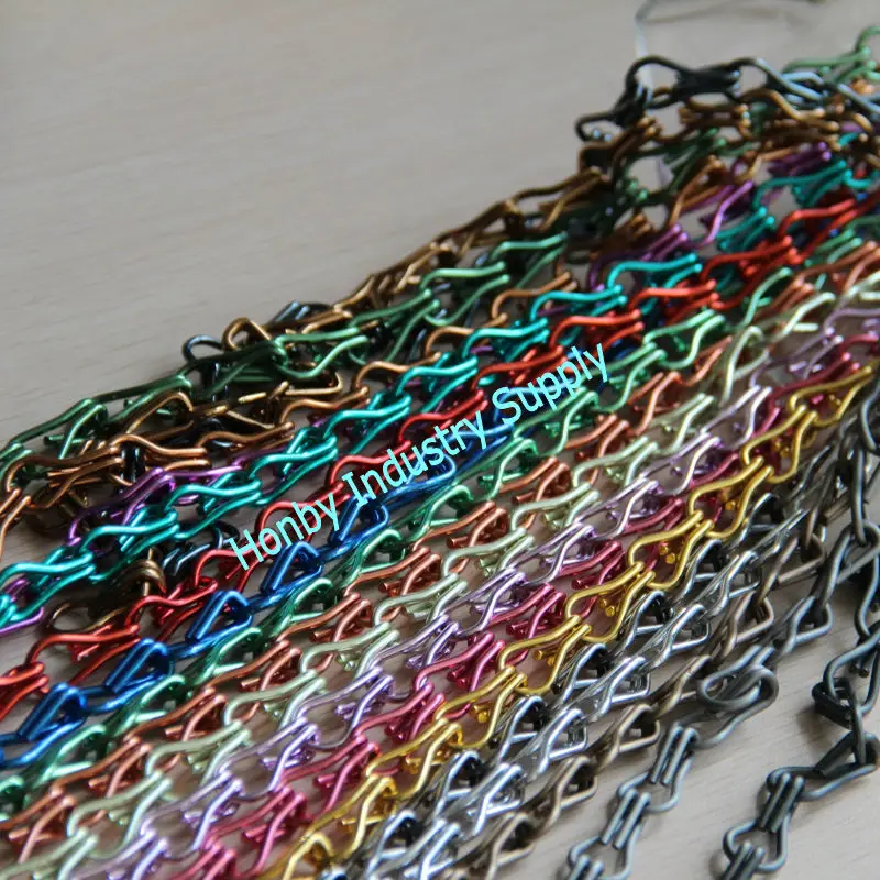 Wholesale Decorative Color Aluminum Hook Link Chain Buy Decorative