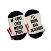 I'll bring Bad decisions if you can read this sock cotton unisex Sock Slippers ankle socks funny quote Get Lucky sock