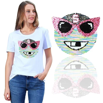 emoji sequin t shirt