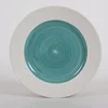 Stylish tableware 10 inch cheap ceramic porcelain wedding plates and dishes