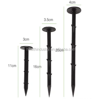 Black Ground Cover Fixing Pins,Plastic Pegs (6inch Length ) - Buy ...